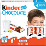 Kinder Chocolate Bar 4 Treats (50g)