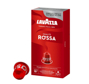 Lavazza Qualitá Rossa Nespresso® Compatible Capsule's (10 Aluminum Cups)